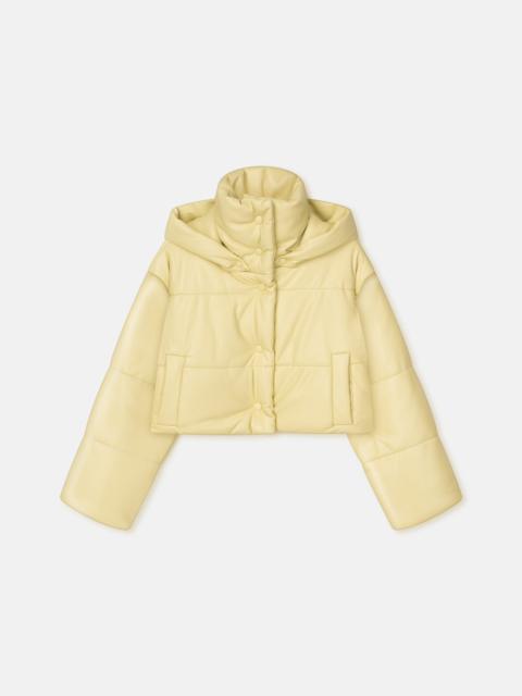 Nanushka Cropped Okobor™ Alt-Leather Puffer Jacket