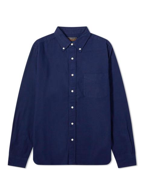 BEAMS PLUS Beams Plus Button Down Solid Flannel Shirt