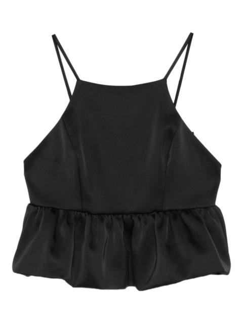 Sandro ruffled camisole top