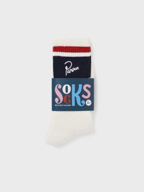 by Parra SIGNATURE STRIPED CREW SOCKS