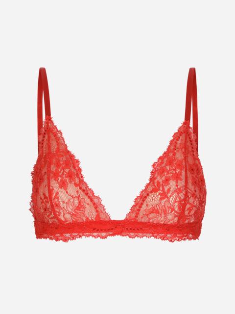 Dolce & Gabbana Chantilly lace triangle bra