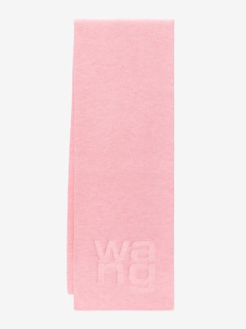 Alexander Wang Logo scarf in compact deboss