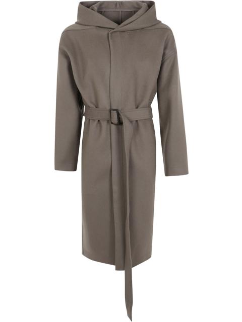 Rick Owens Coat Long Belted "Tower"
