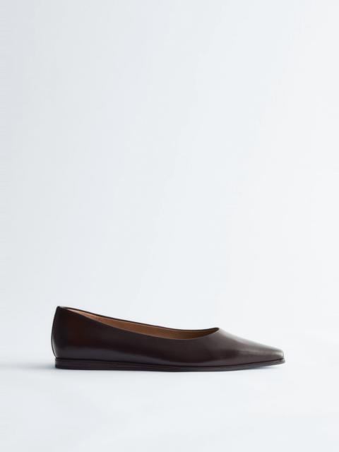 & Other Stories Leather Ballet Flats