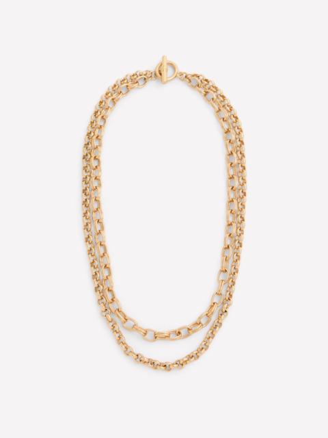 BODEN Chain Layer Necklace-Gold
