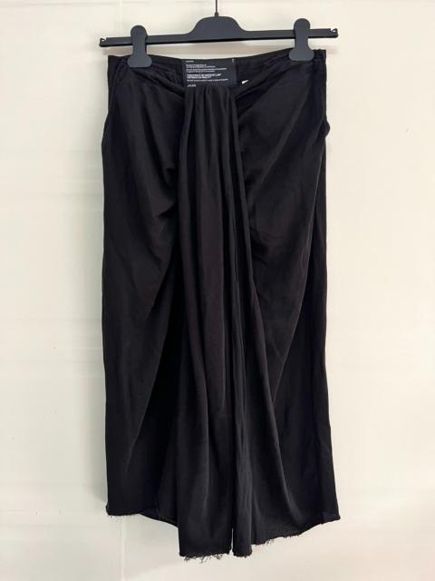 Julius Julius SS12 Black Fringe Hem Skirt Pants