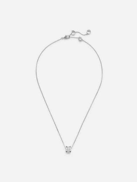 BVLGARI B.zero1 18kt white gold pendant necklace with diamonds
