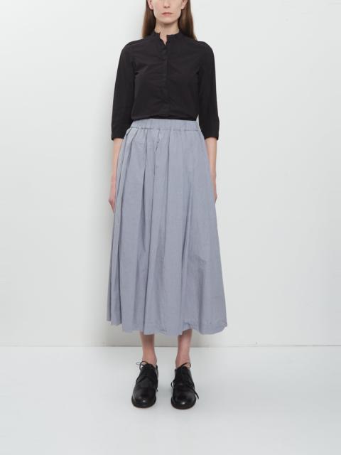 Bergfabel Matilde Cotton Skirt — Charcoal Check