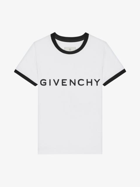 Givenchy GIVENCHY SLIM FIT T-SHIRT IN COTTON