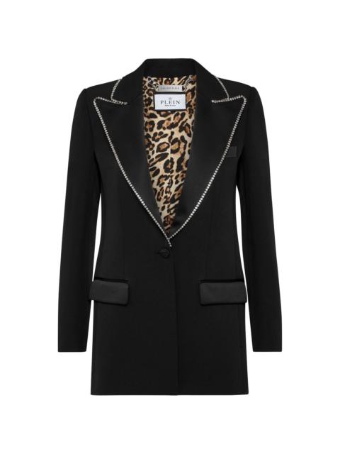 PHILIPP PLEIN crystal-embellished blazer