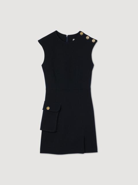 Sandro SHORT DRESS WITH BUTTONS