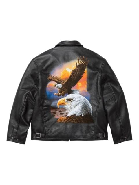 Supreme Supreme x MM6 Maison Margiela Schott® Eagle Leather Jacket 'Black' SUP-SS26-105-BLK