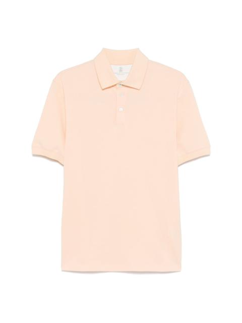 piqué-weave polo shirt