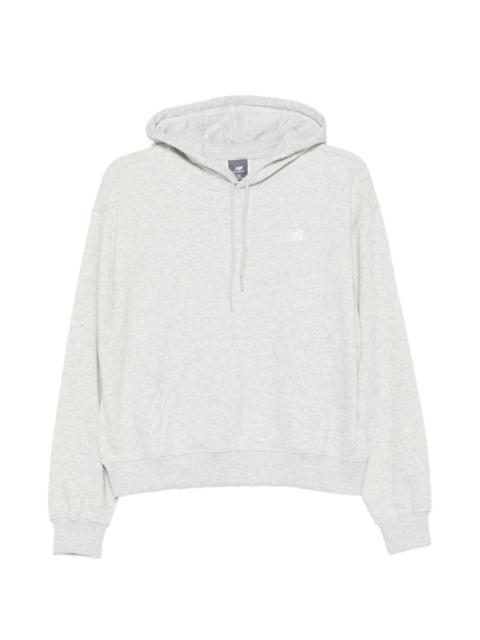 New Balance logo-detail hoodie