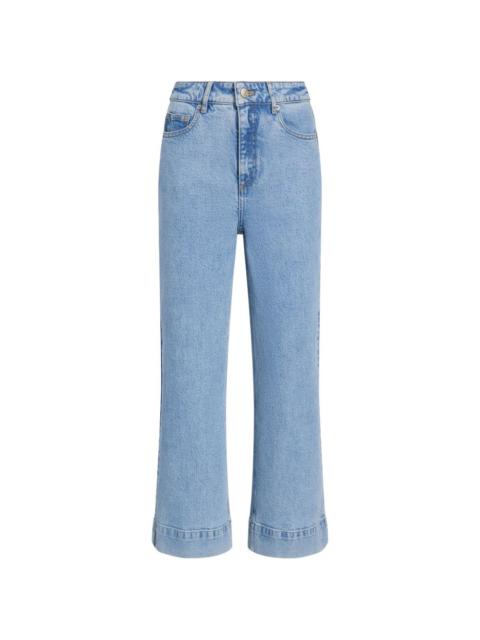 Cinq à Sept Joey cropped wide-leg jeans
