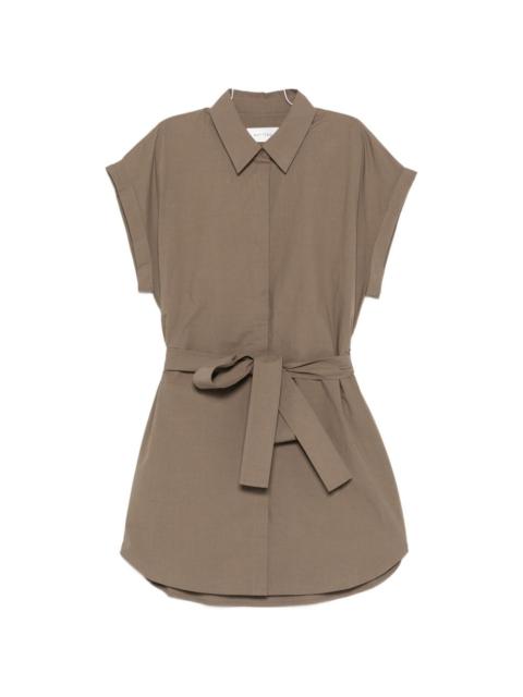 MATTEAU belted mini dress