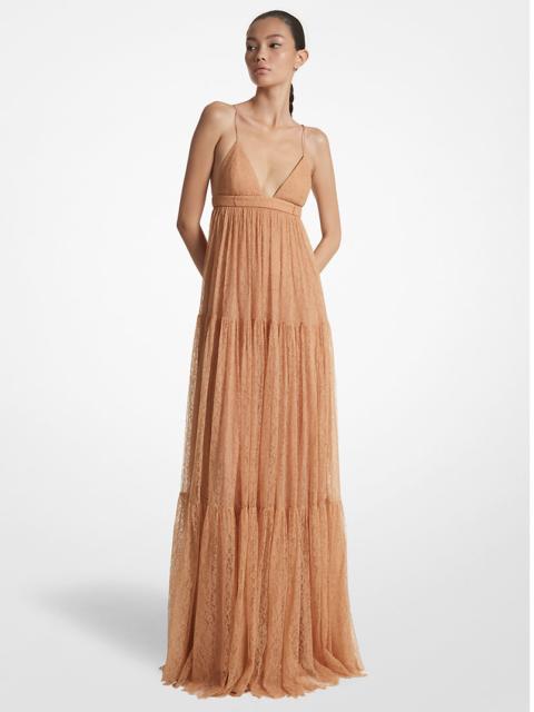 MICHAEL KORS COLLECTION Chantilly Lace Slip Gown