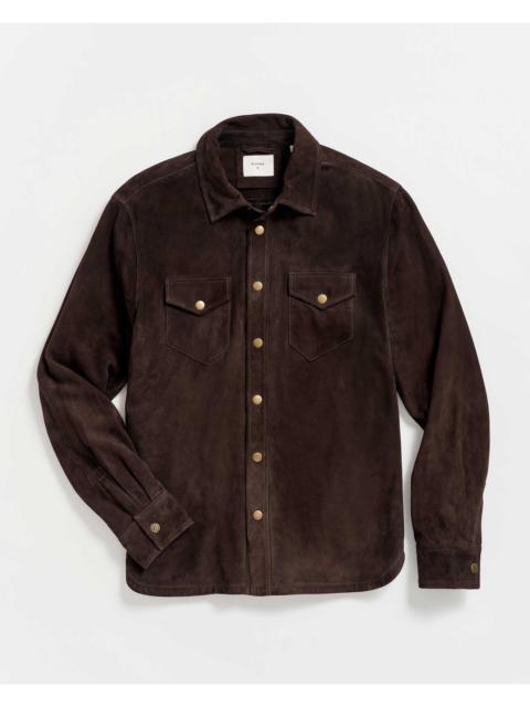 Billy Reid Savoy Suede Workshirt