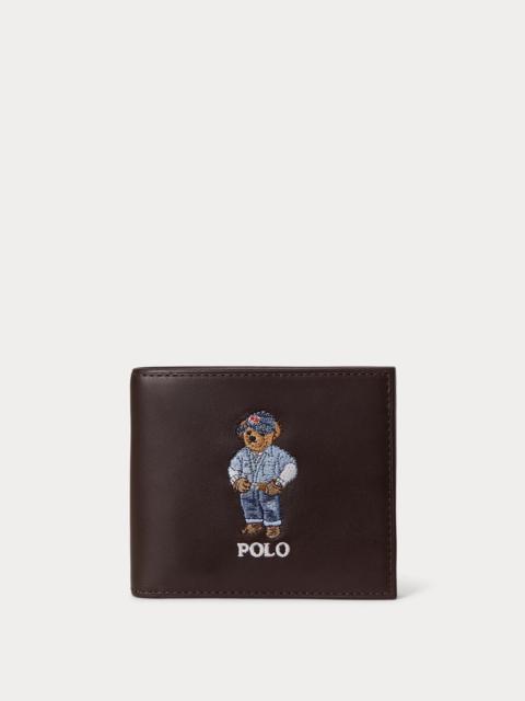 Polo Ralph Lauren Polo Bear Leather Billfold Wallet