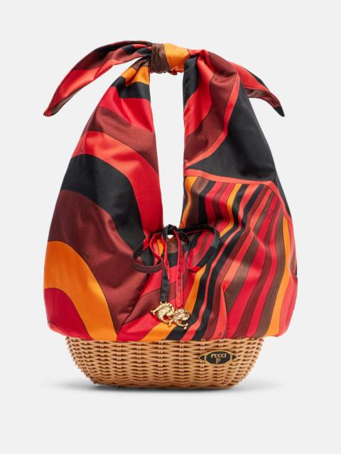 PUCCI Picnic Iride silk top-handle bag