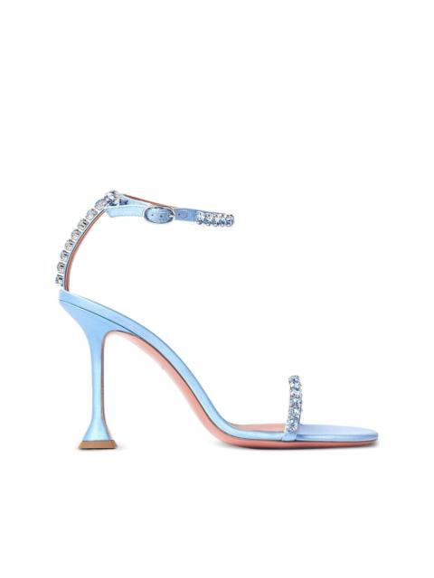 95mm Gigi crystal-embellished sandals