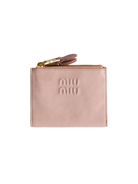 Miu Miu Women's Small Nappa Leather Wallet - Pink