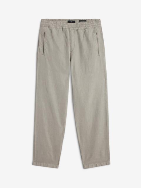 7 For All Mankind Linen Blend Jogger Pant in Sage