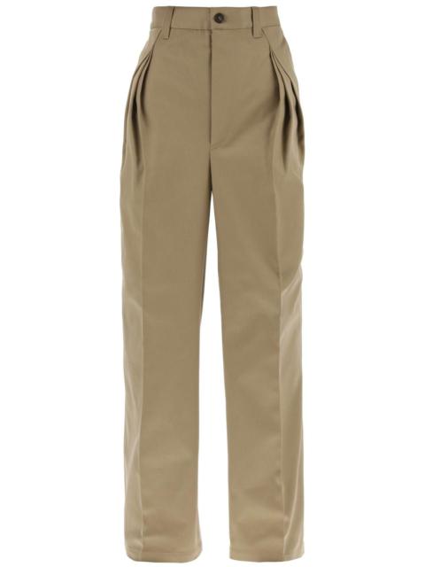 Maison Margiela TROUSERS WITH TRIPLE PLE