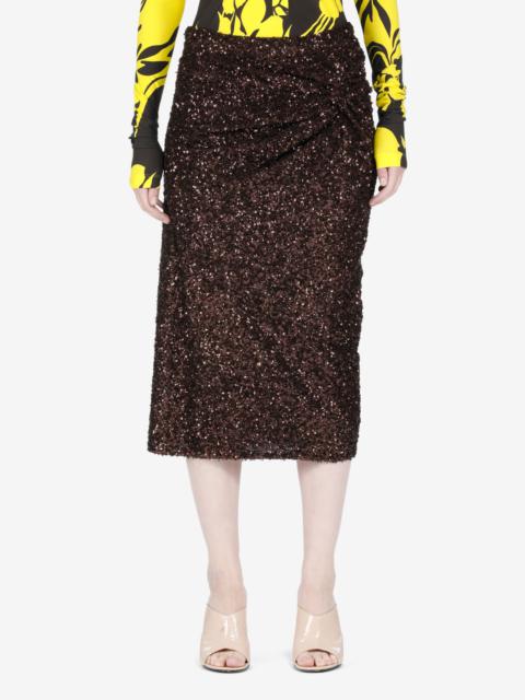 N°21 SEQUIN PENCIL SKIRT
