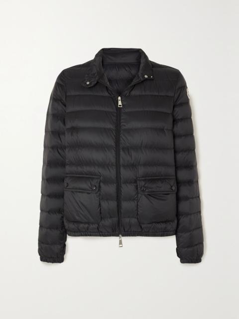 Moncler Lans quilted shell down jacket Black