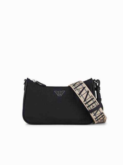 EMPORIO ARMANI Travel Essentials recycled-nylon baguette bag