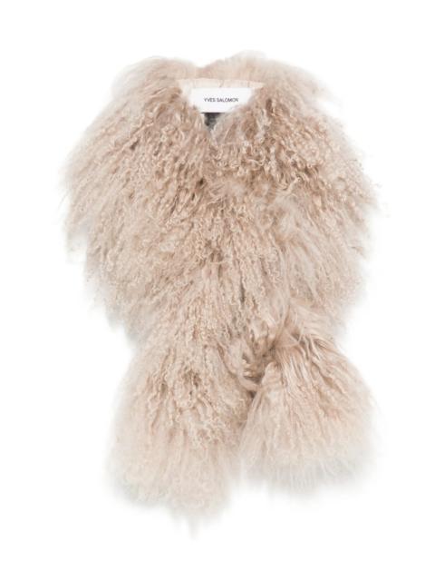 Yves Salomon Yves Salomon Curly-fur Sheepskin Scarf