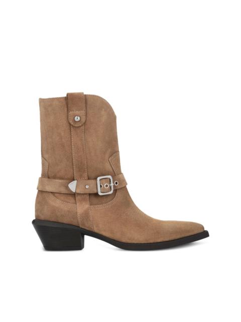 PINKO Tex suede ankle boots