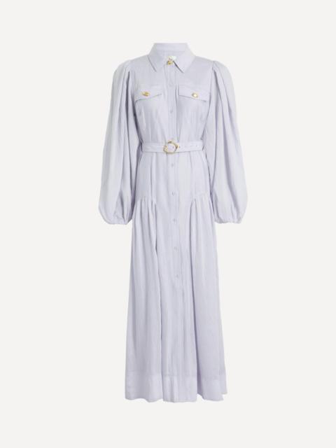 Aje. Colide French Blue Shirt Dress