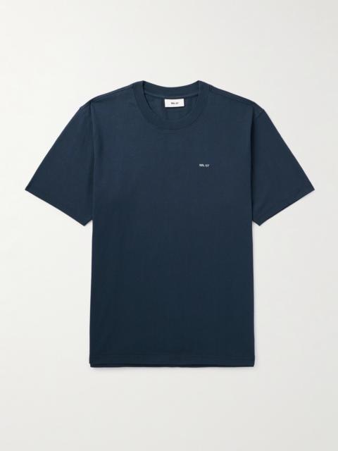 NN07 Adam 3209 Logo-Embroidered Pima Cotton-Jersey T-Shirt