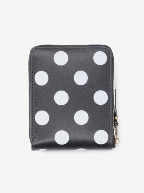 Comme Des Garçons polka-dot leather wallet