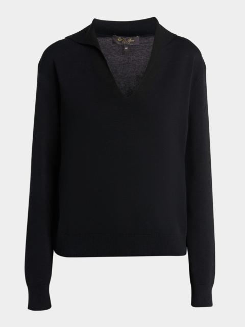 Loro Piana Sorbonne Polo Top