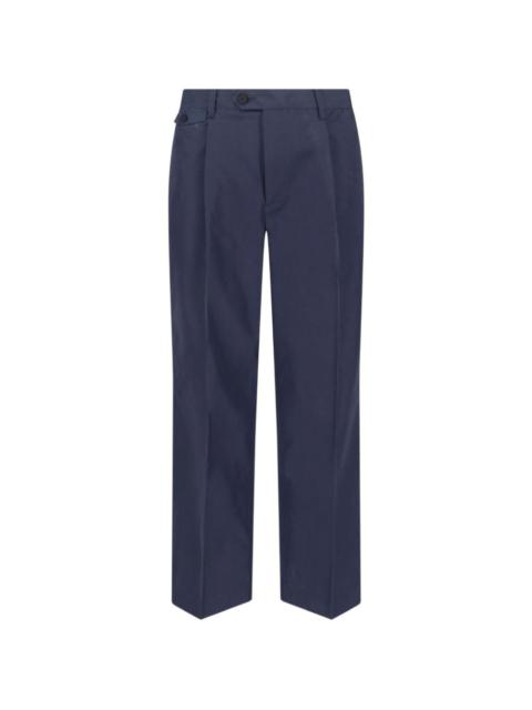 Dunst front-pleat trousers