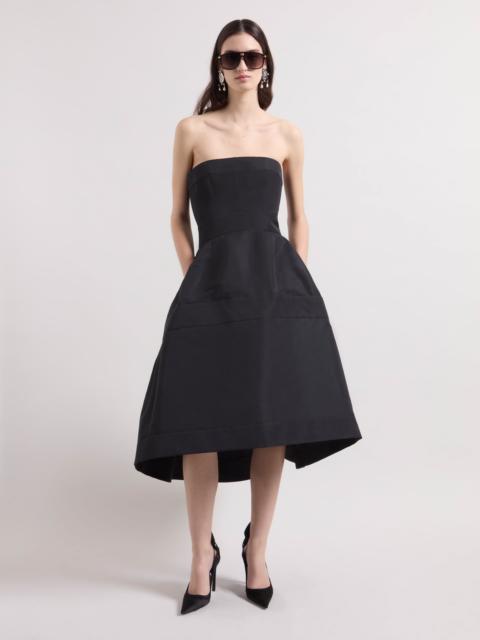 NINA RICCI Black Taffeta Bustier Dress