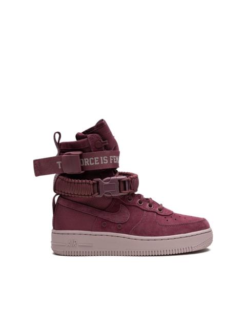 Nike 나이키 SF 공군 1 고력은 여성 빈티지 와인 (여자)