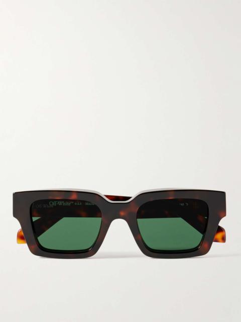 Virgil Square-Frame Tortoiseshell Acetate Sunglasses