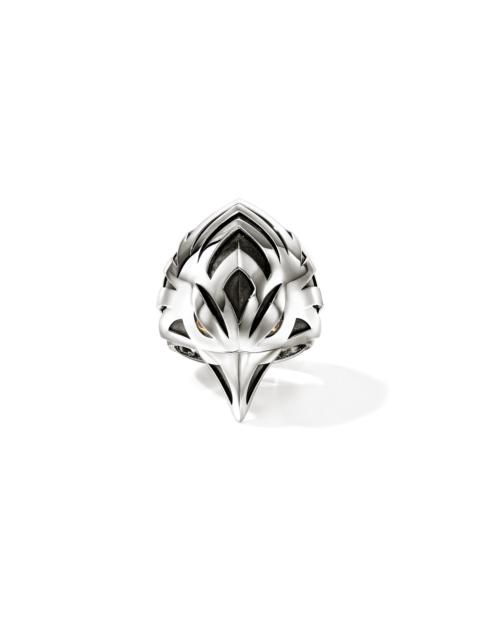 JOHN HARDY Legends Eagle Ring, Sterling Silver, Yellow Sapphire