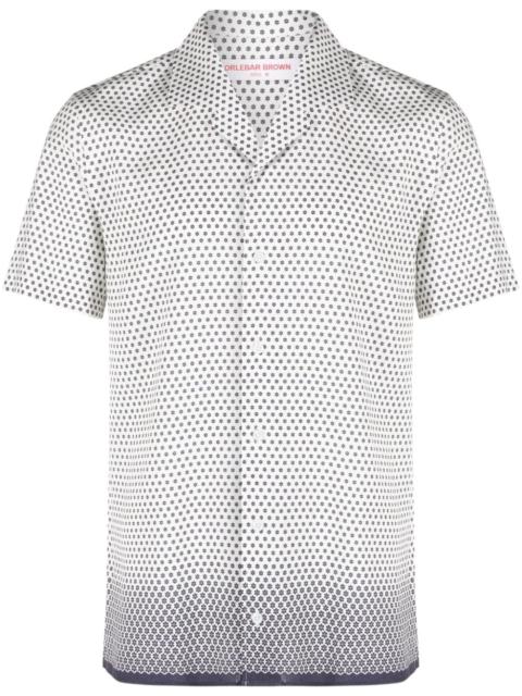 ORLEBAR BROWN floral-print short-sleeve shirt