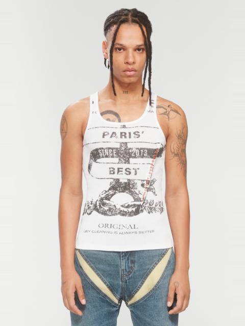 EVERGREEN PARIS' BEST PINCHED TANK TOP