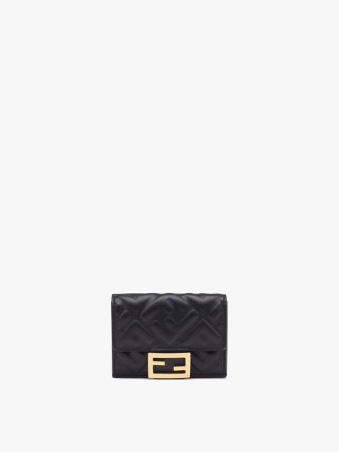 Black nappa leather wallet