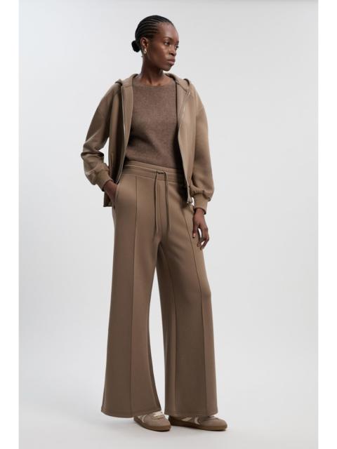 KAREN MILLEN Premium Luxe Lounge Cosy Jersey Draw String Waist KM Branded Trousers