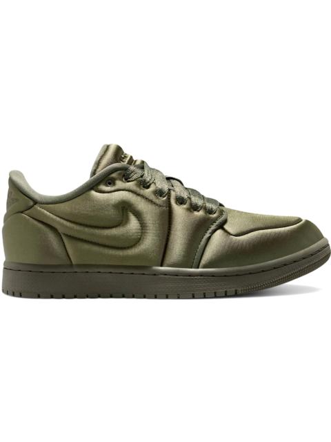 Jordan 1 Low Method of Make Satin Medium Olive (Women's)