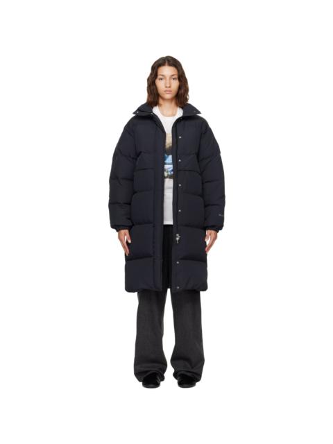 Jil Sander Black Logo Oversized Down Parka