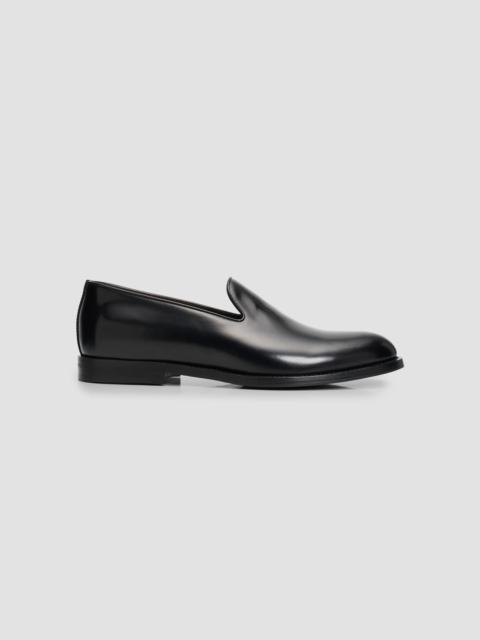 Brunello Cucinelli Men's Venetian Leather Loafers - Black