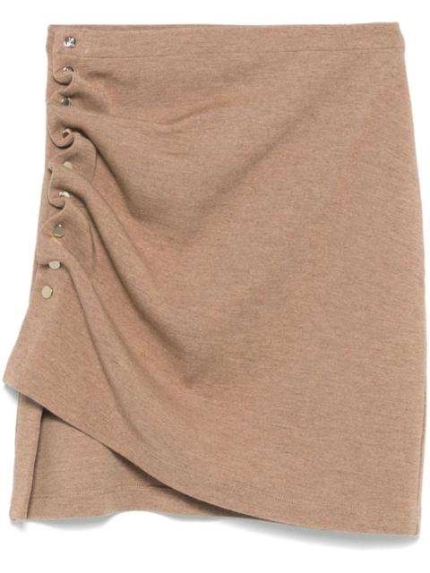 rabanne gathered mini skirt